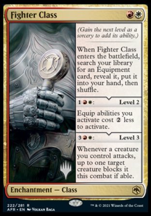 Fighter Class (Promo Pack) [Dungeons & Dragons: Adventures in the Forgotten Realms Promos] | Tables and Towers