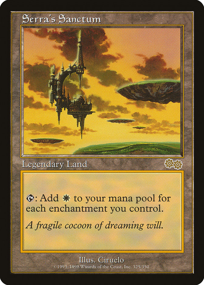 Serra's Sanctum [Urza's Saga] | Tables and Towers