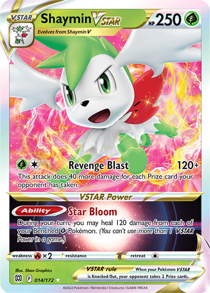 Shaymin VSTAR (014/172) [Sword & Shield: Brilliant Stars] | Tables and Towers