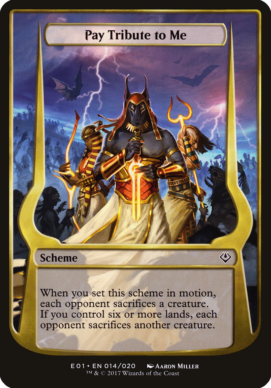 Pay Tribute to Me (Schemes) [Archenemy: Nicol Bolas Schemes] | Tables and Towers