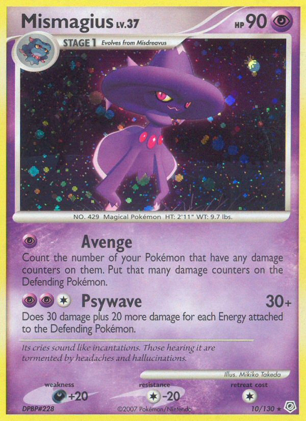 Mismagius (10/130) [Diamond & Pearl: Base Set] | Tables and Towers