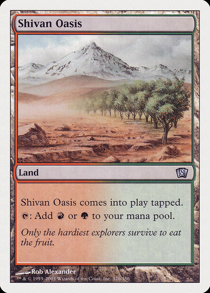 Shivan Oasis [Eighth Edition] | Tables and Towers