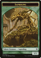 Saproling (016) // Saproling (017) Double-Sided Token [Commander 2016 Tokens] | Tables and Towers