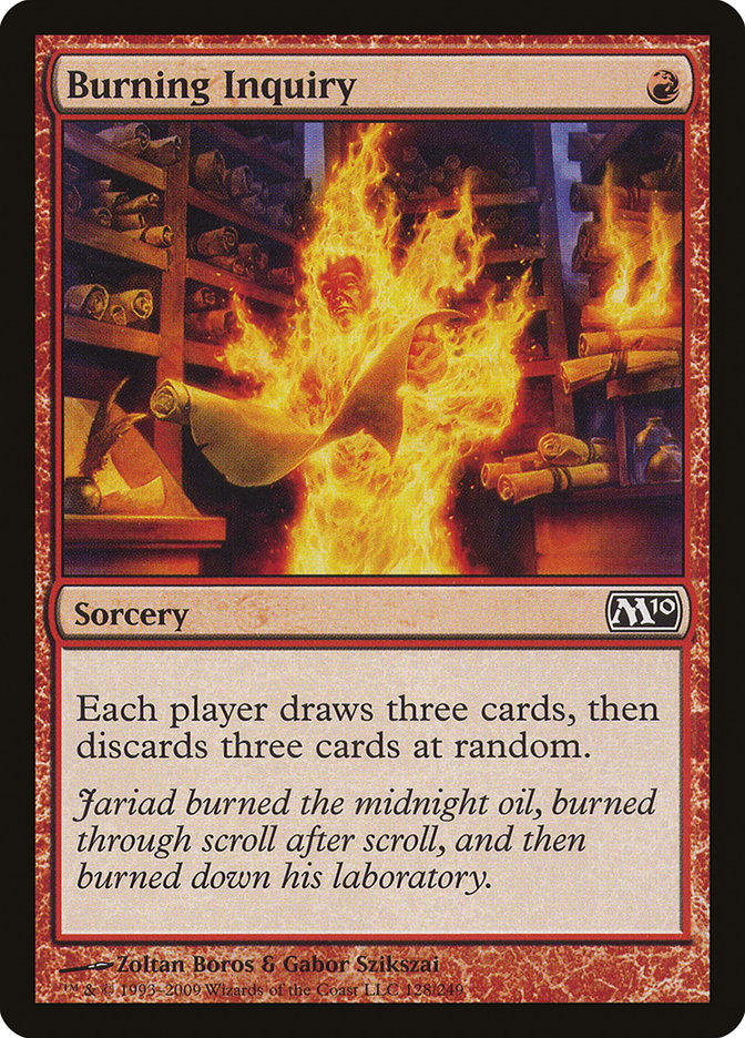 Burning Inquiry [Magic 2010] | Tables and Towers