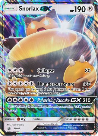 Snorlax GX (SM05) (Jumbo Card) [Sun & Moon: Black Star Promos] | Tables and Towers