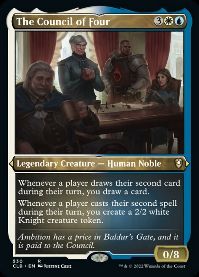 The Council of Four (Foil Etched) [Commander Legends: Battle for Baldur's Gate] | Tables and Towers