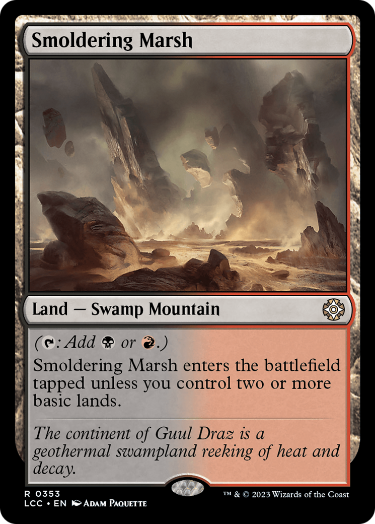 Smoldering Marsh [The Lost Caverns of Ixalan Commander] | Tables and Towers