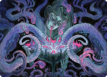 Demonic Bargain Art Card [Innistrad: Crimson Vow Art Series] | Tables and Towers