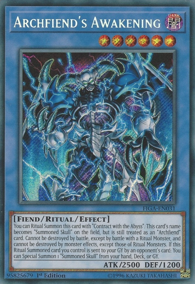 Archfiend's Awakening [FIGA-EN031] Secret Rare | Tables and Towers