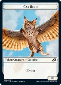 Cat Bird // Human Soldier (004) Double-Sided Token [Ikoria: Lair of Behemoths Tokens] | Tables and Towers