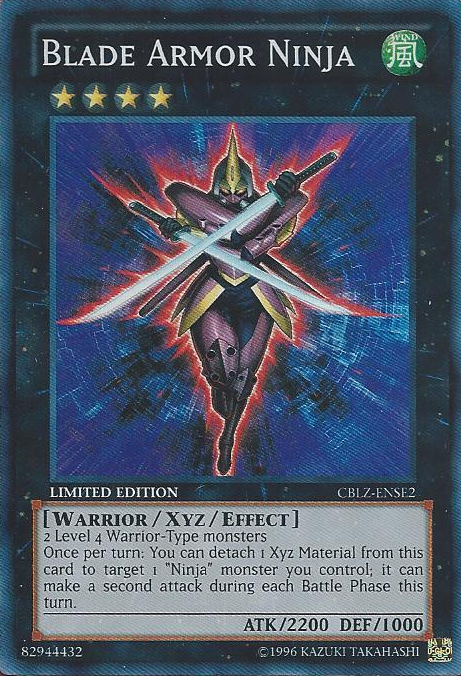 Blade Armor Ninja [CBLZ-ENSE2] Super Rare | Tables and Towers