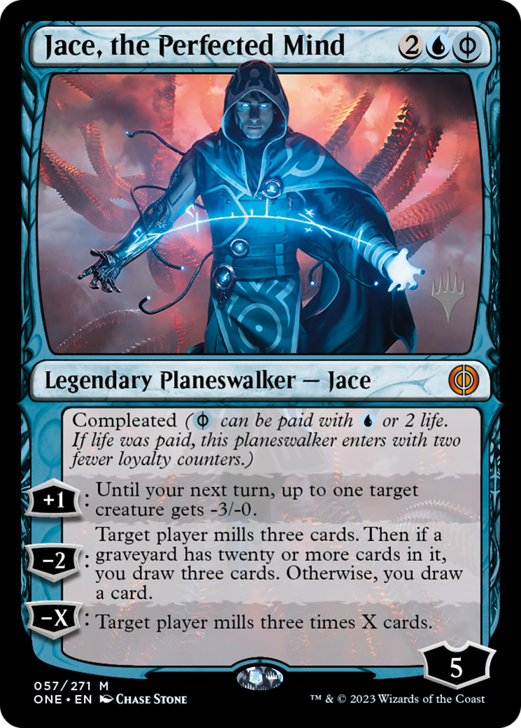 Jace, the Perfected Mind (Promo Pack) [Phyrexia: All Will Be One Promos] | Tables and Towers