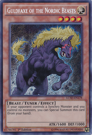 Guldfaxe of the Nordic Beasts [LC5D-EN178] Secret Rare | Tables and Towers