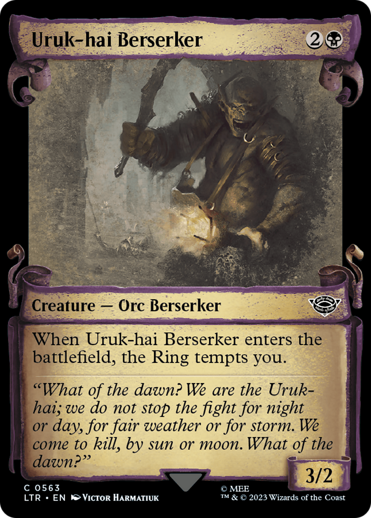 Uruk-hai Berserker [The Lord of the Rings: Tales of Middle-Earth Showcase Scrolls] | Tables and Towers