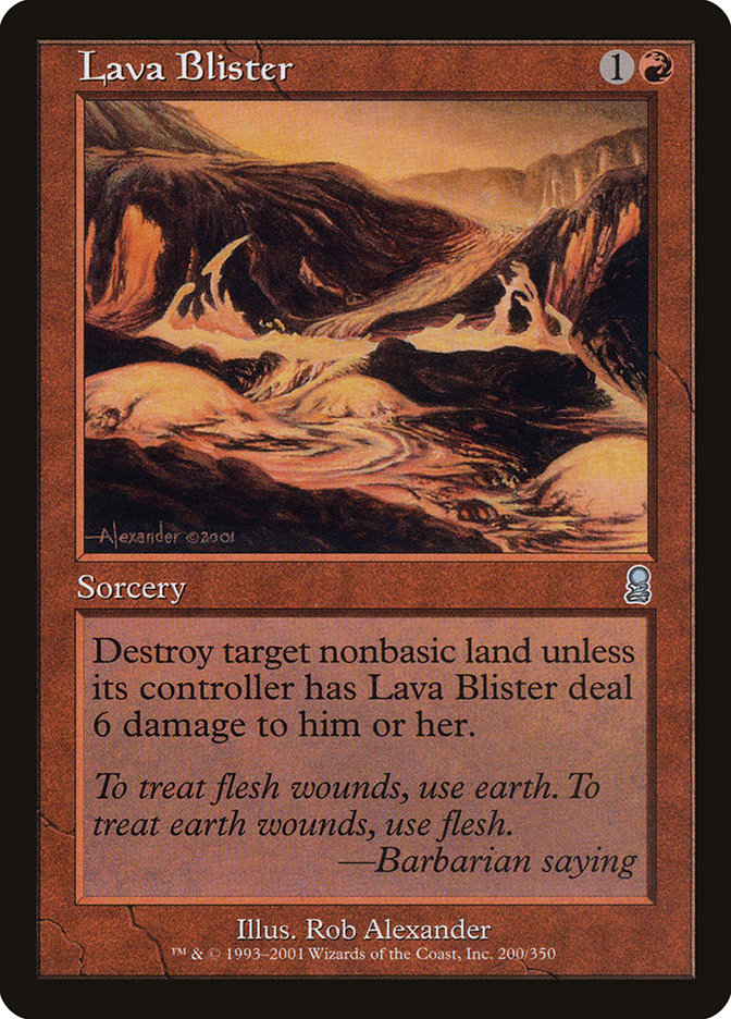 Lava Blister [Odyssey] | Tables and Towers