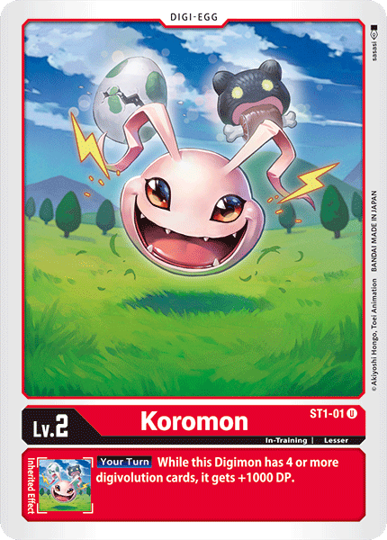 Koromon [ST1-01] [Starter Deck: Gaia Red] | Tables and Towers