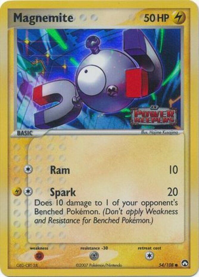 Magnemite (54/108) (Stamped) [EX: Power Keepers] | Tables and Towers