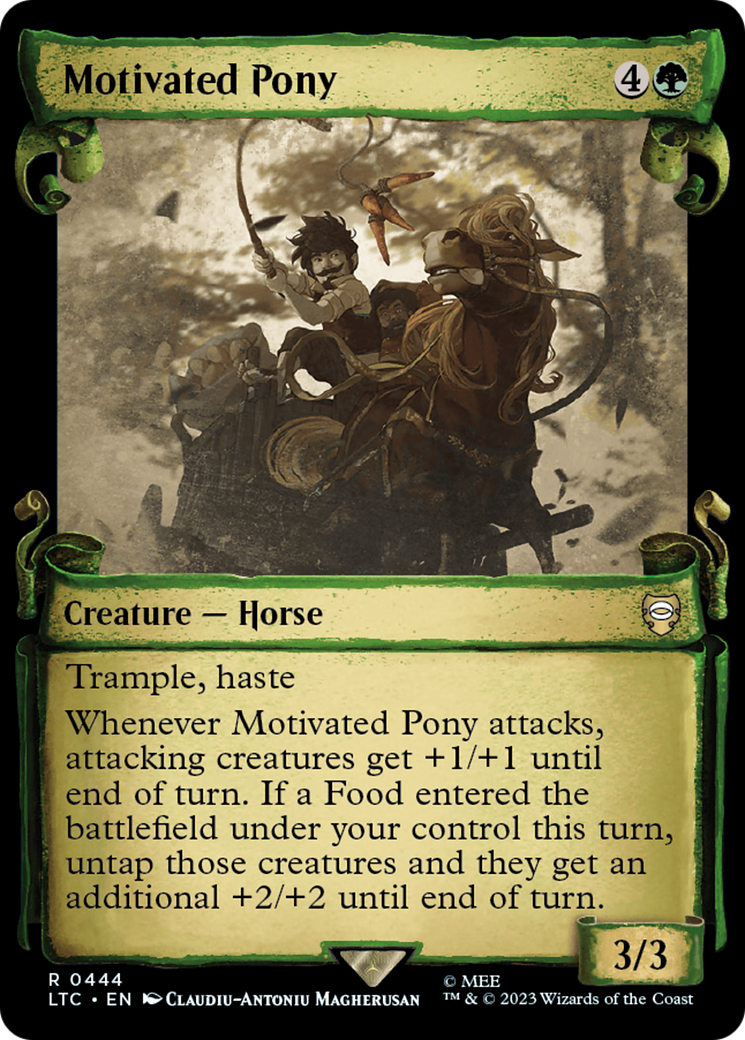 Motivated Pony [The Lord of the Rings: Tales of Middle-Earth Commander Showcase Scrolls] | Tables and Towers