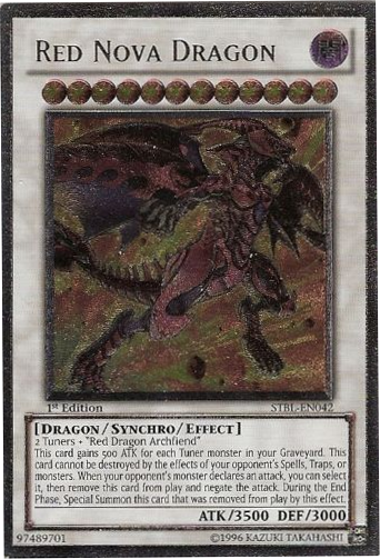 Red Nova Dragon [STBL-EN042] Ultimate Rare | Tables and Towers