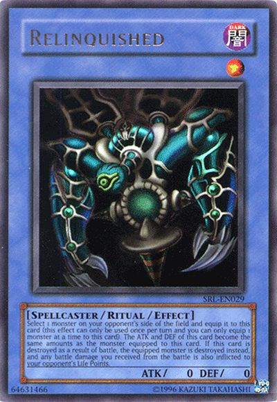 Relinquished [SRL-029] Ultra Rare | Tables and Towers