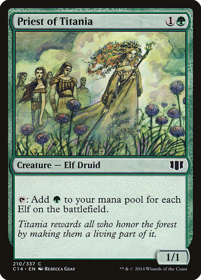 Priest of Titania [Commander 2014] | Tables and Towers