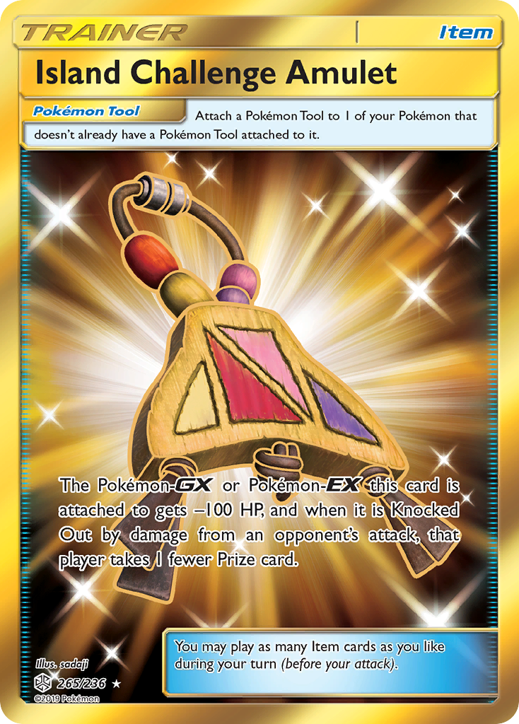 Island Challenge Amulet (265/236) [Sun & Moon: Cosmic Eclipse] | Tables and Towers