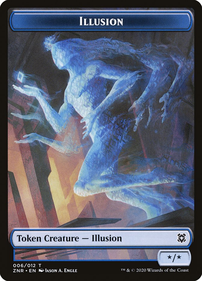 Illusion Token [Zendikar Rising Tokens] | Tables and Towers