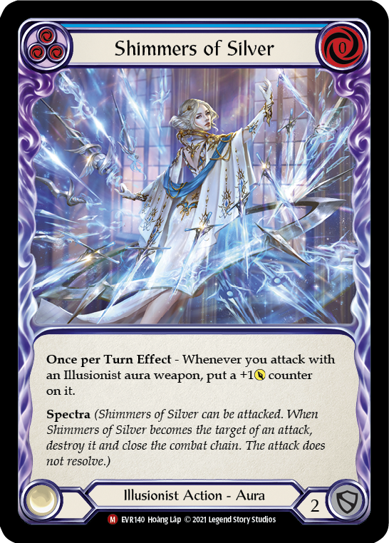 Shimmers of Silver [EVR140] (Everfest)  1st Edition Rainbow Foil | Tables and Towers