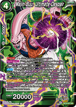 Majin Buu, Ultimate Despair (BT14-077) [Cross Spirits] | Tables and Towers