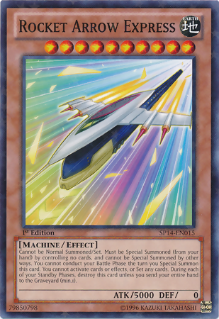 Rocket Arrow Express [SP14-EN015] Starfoil Rare | Tables and Towers