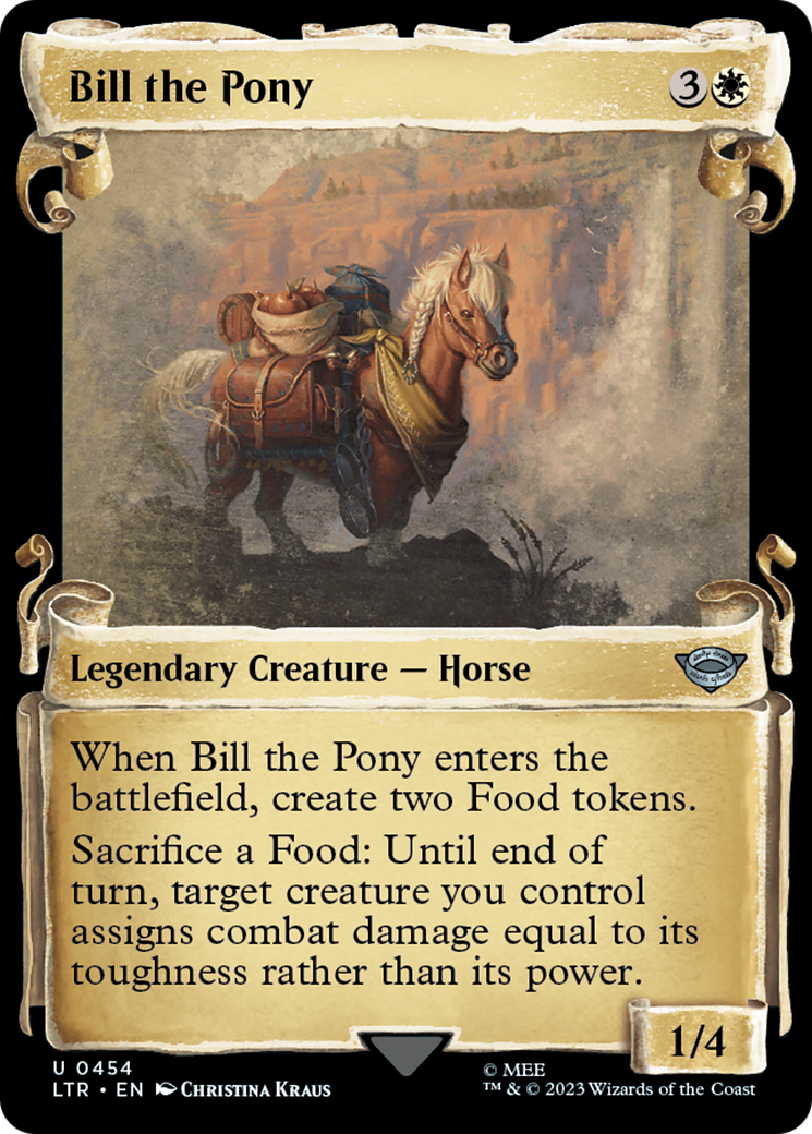 Bill the Pony [The Lord of the Rings: Tales of Middle-Earth Showcase Scrolls] | Tables and Towers