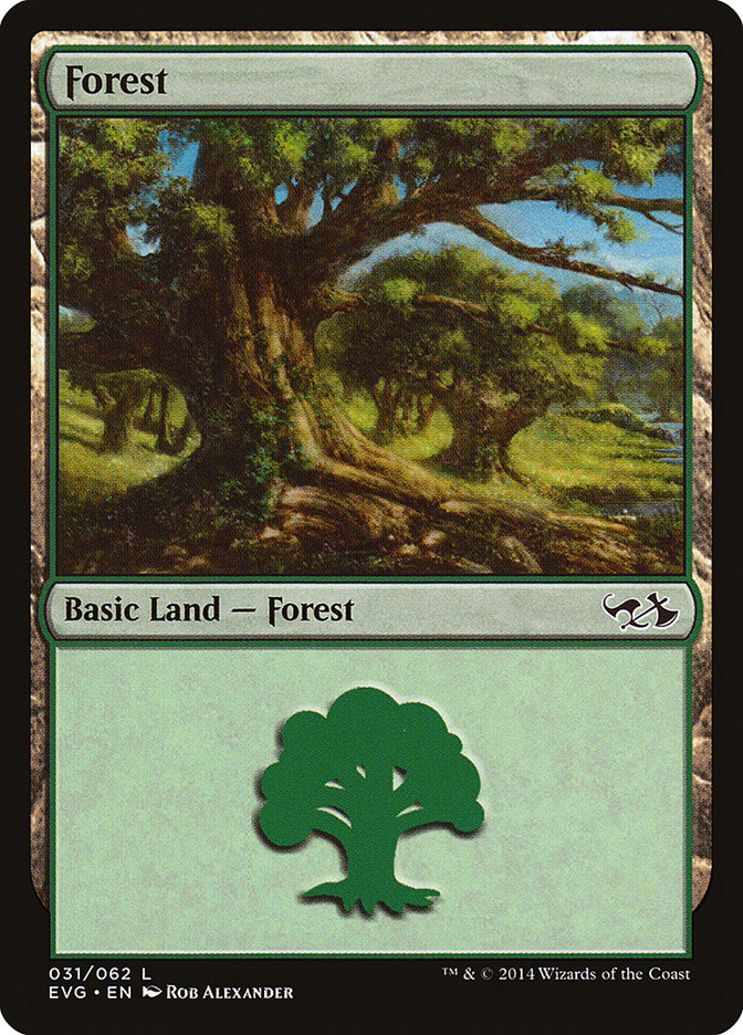 Forest (31) (Elves vs. Goblins) [Duel Decks Anthology] | Tables and Towers