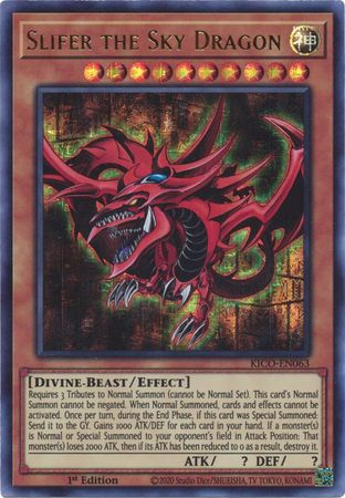 Slifer the Sky Dragon (Ultra Pharaoh's Rare) [KICO-EN063] Ultra Pharaoh's Rare | Tables and Towers