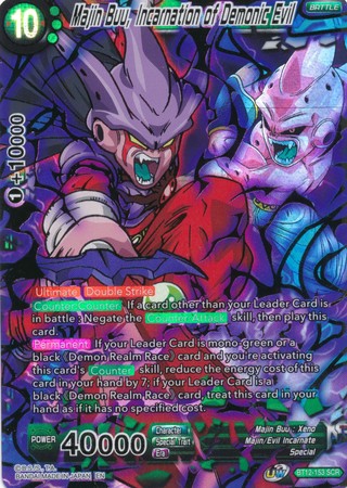 Majin Buu, Incarnation of Demonic Evil (BT12-153) [Vicious Rejuvenation] | Tables and Towers