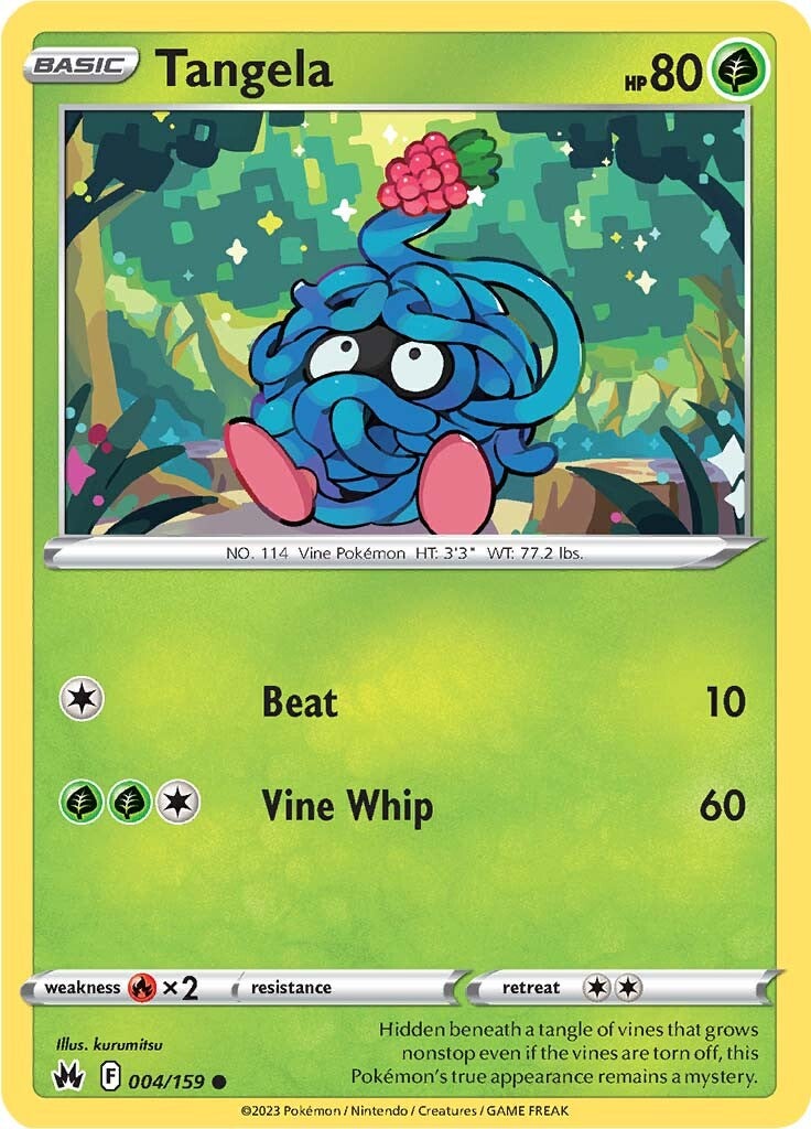 Tangela (004/159) [Sword & Shield: Crown Zenith] | Tables and Towers