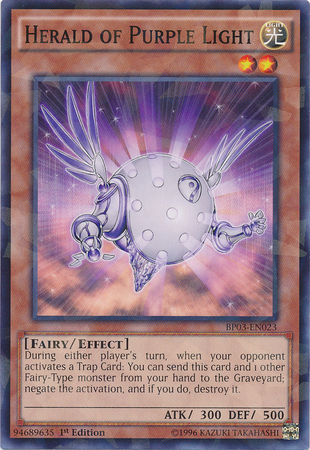 Herald of Purple Light [BP03-EN023] Shatterfoil Rare | Tables and Towers