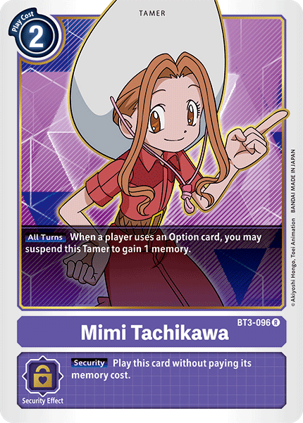 Mimi Tachikawa [BT3-096] [Release Special Booster Ver.1.5] | Tables and Towers