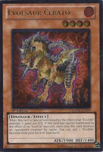 Evolsaur Cerato [PHSW-EN020] Ultimate Rare | Tables and Towers