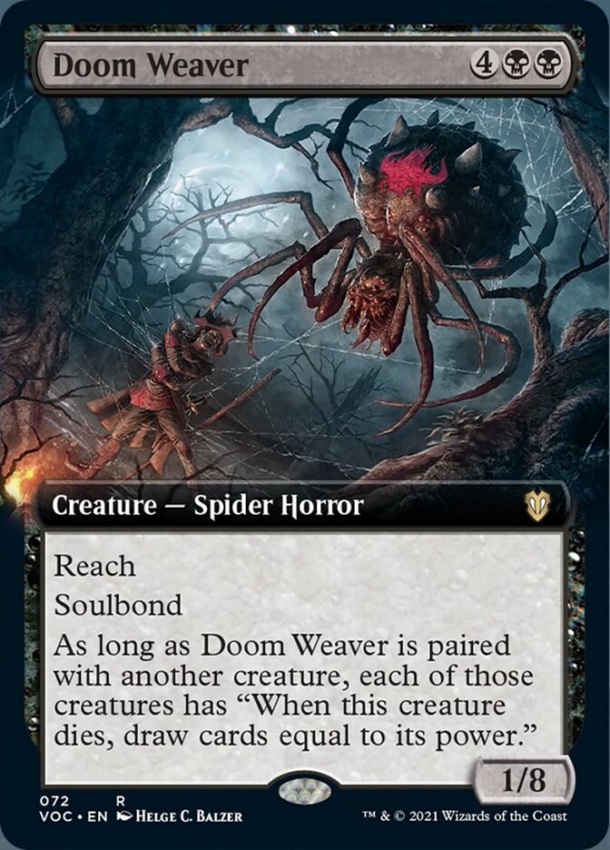 Doom Weaver (Extended Art) [Innistrad: Crimson Vow Commander] | Tables and Towers