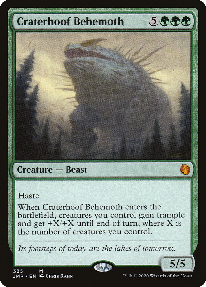 Craterhoof Behemoth [Jumpstart] | Tables and Towers