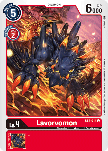 Lavorvomon [BT2-014] [Release Special Booster Ver.1.5] | Tables and Towers