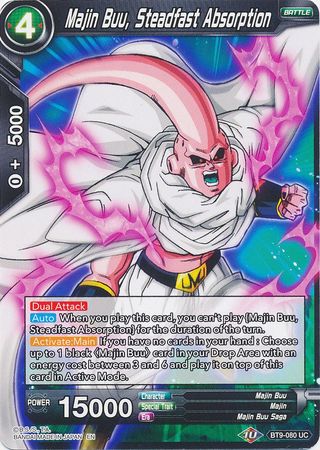 Majin Buu, Steadfast Absorption (BT9-080) [Universal Onslaught] | Tables and Towers