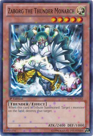 Zaborg the Thunder Monarch [BP01-EN132] Starfoil Rare | Tables and Towers