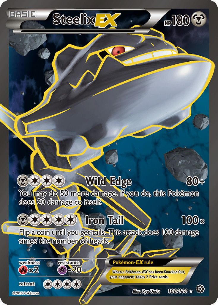 Steelix EX (108/114) [XY: Steam Siege] | Tables and Towers