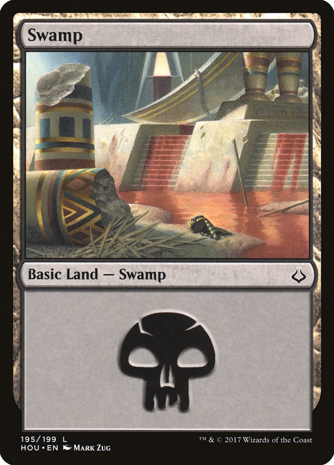 Swamp (195) [Hour of Devastation] | Tables and Towers