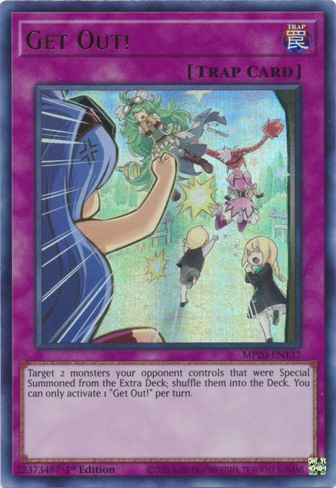 Get Out! [MP20-EN137] Ultra Rare | Tables and Towers