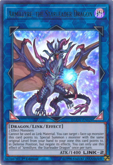 Armillyre, the Starleader Dragon [DUOV-EN029] Ultra Rare | Tables and Towers