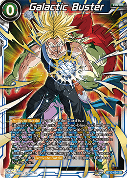 Galactic Buster (BT13-060) [Supreme Rivalry] | Tables and Towers