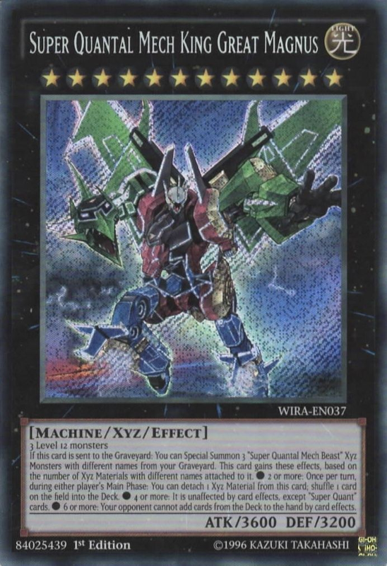 Super Quantal Mech King Great Magnus [WIRA-EN037] Secret Rare | Tables and Towers