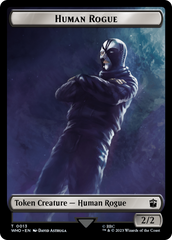 Human Rogue // Clue (0021) Double-Sided Token [Doctor Who Tokens] | Tables and Towers